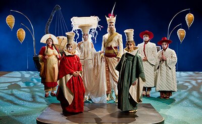 Artistes du spectacle Ka du Cirque du Soleil