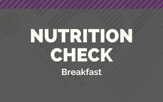 Infographics | Nutrition Check: Breakfast | Cirque du Soleil
