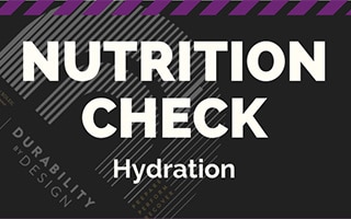 Infographics Nutrition check Hydration