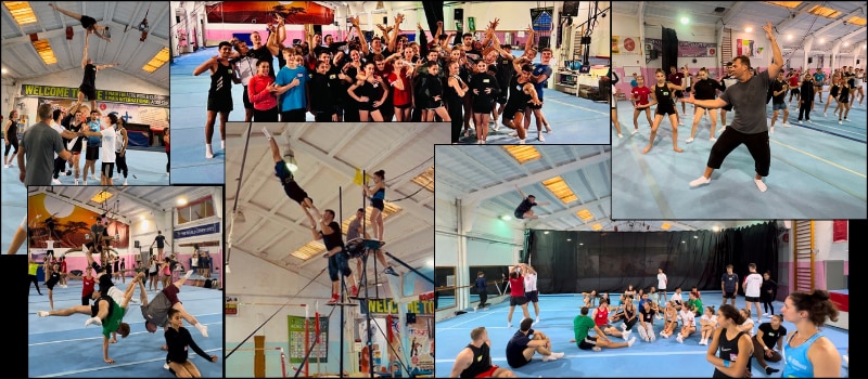 Training at Acro Clube da Maia 2